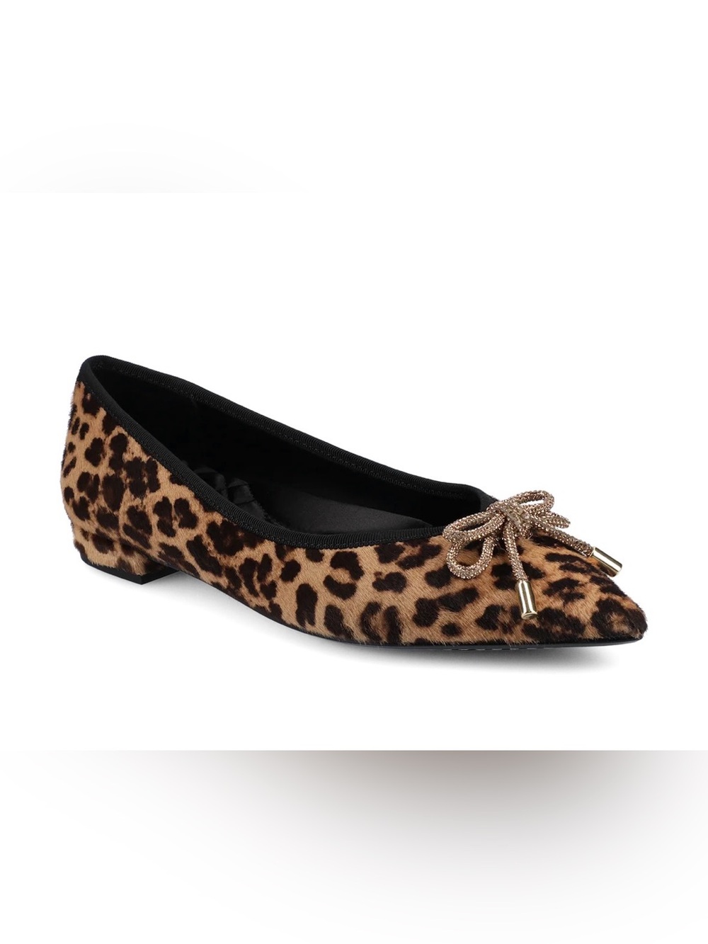 New birdies leopard print goldfinch flats
